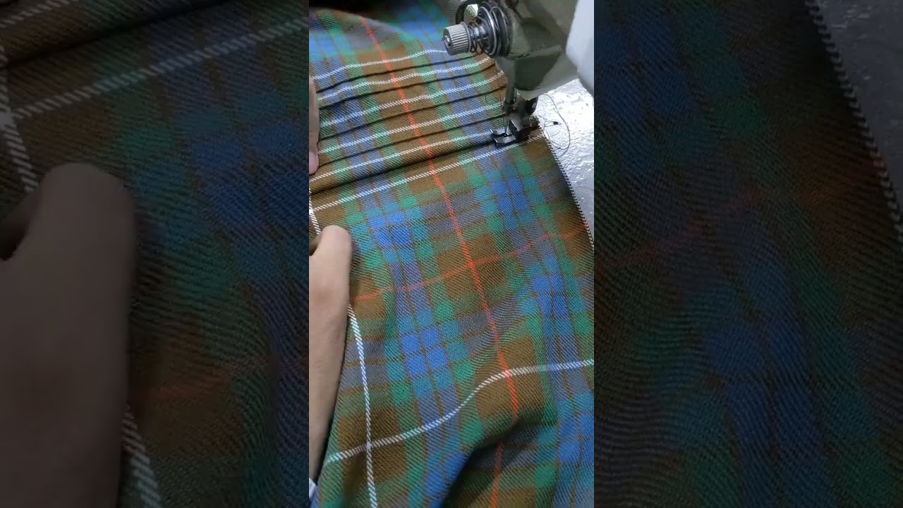 Florence tartan kilt! Behinde The Scenes Of Manufacturing Process | Scottish kilt™