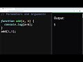 Parameters vs Arguments in JavaScript - Day 9