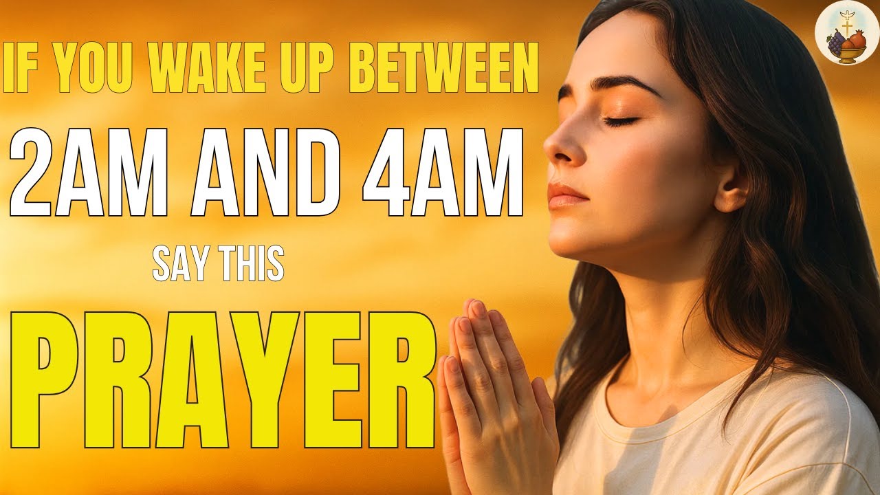 Do you wake up between 2 and 4 AM? This Powerful Prayer Will Give You ...