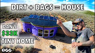 Dan's Dirt Cheap Hyper-Adobe Tiny House: The Full Story