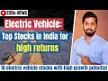 Top stocks in electric vehicle space in India| Electric vehicle revolution in India