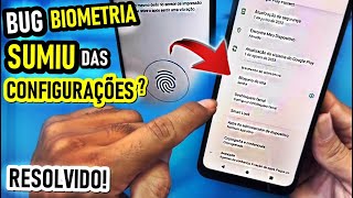 BIOMETRIA do celular SUMIU das configurações? Veja Como Resolver o Problema da Impressão Digital screenshot 3