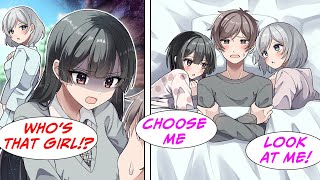 [Manga Dub] My childhood friend is super jealous of my new step-sister so she moves in with us...