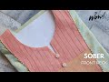 For Beginners Easy Kurti front Neck Design/ Neck Design cutting and stitching