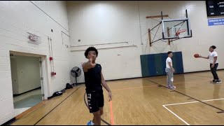 TENNIS PLAYER & HOOPER VS FOOTBALL PLAYER AND RETIRED HOOPER (GETS HEATED)