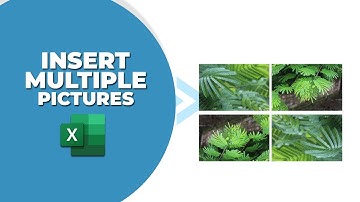 How to insert multiple pictures in an Excel sheet