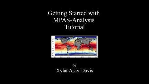 Getting Started with MPAS-Analysis Tutorial