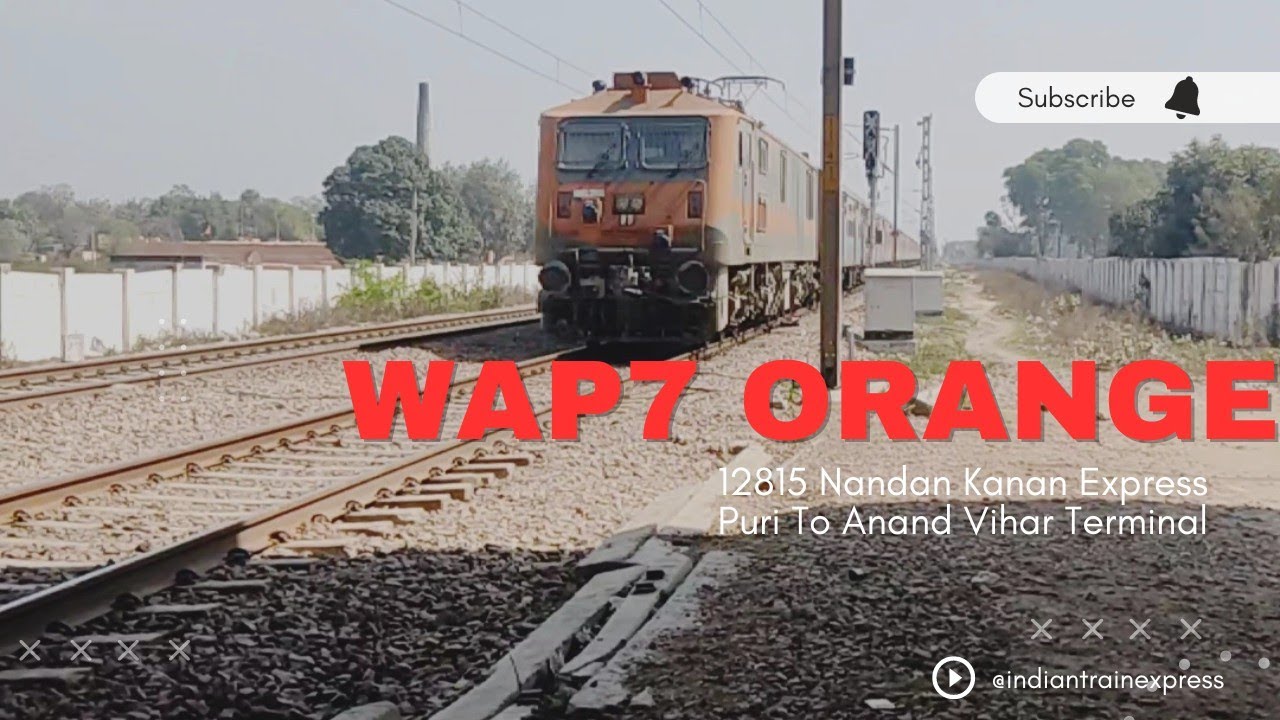 12815 Nandan Kanan Express | Puri To Anand Vihar - YouTube
