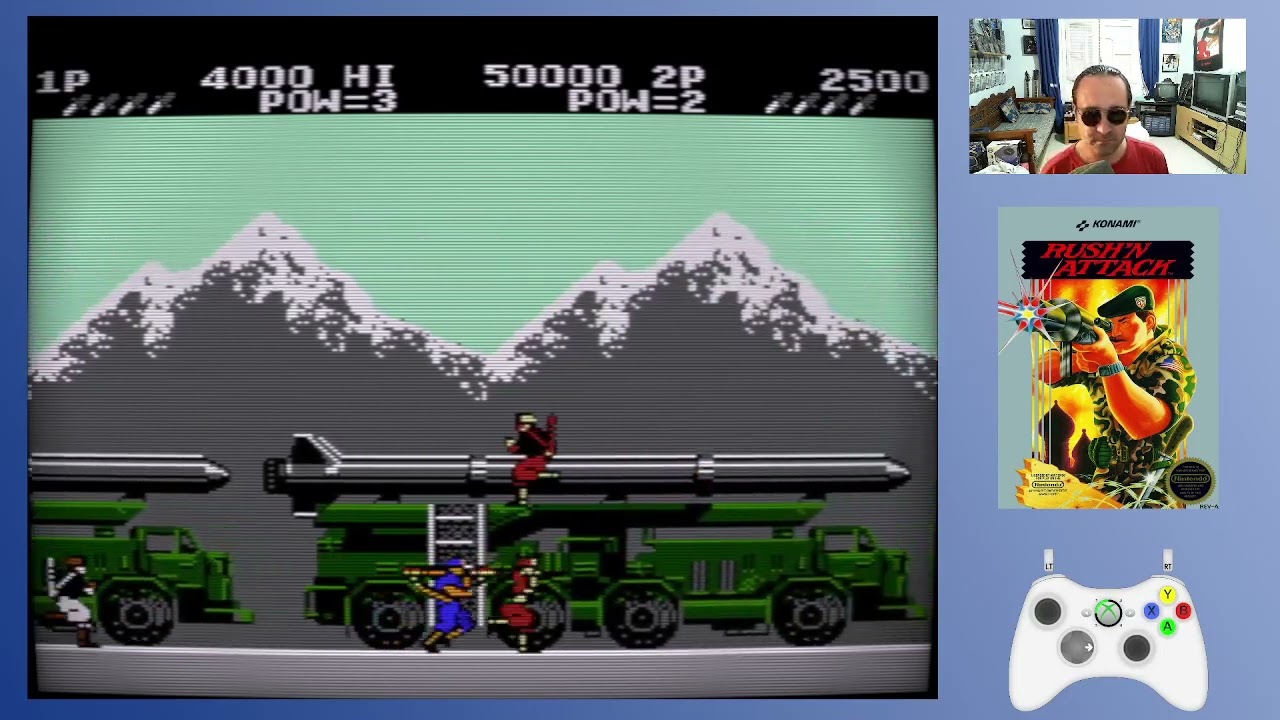NINTENDO NES - RUSH'N ATTACK - VERSIONE PAL A COMPLETO