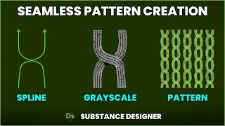 Mastering Seamless Pattern Creation in Substance Designer using Splines| New Feature Revealed!