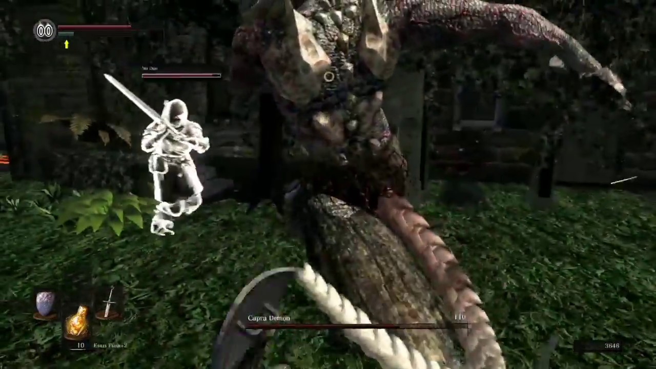 Dark Souls Remastered / Coop / Capra Demon (Boss) - YouTube