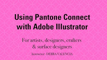 Using Pantone Connect with Adobe Illustrator