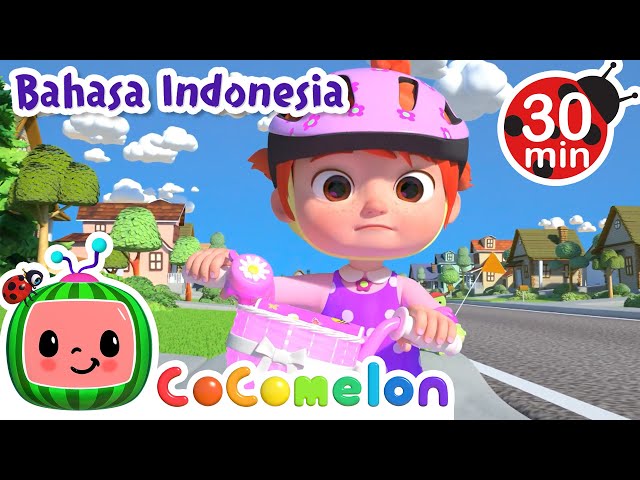 Ayo Belajar Naik Sepeda🚴 | CoComelon | Kartun Lagu Anak | Moonbug Kids Indonesia | Nursery Rhymes class=