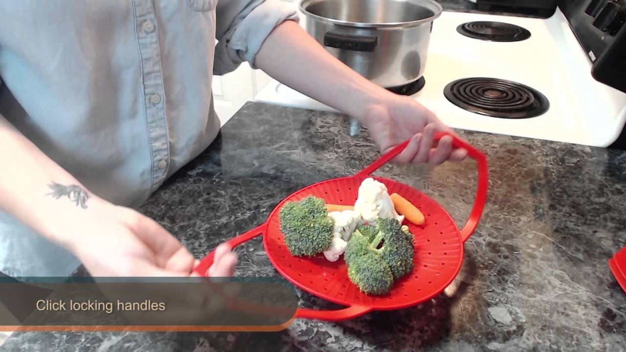Cuisinework 8" Silicone Steamer Instruction YouTube