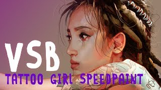 VSB: Tattoo Girl Speedpaint @sinixdesign