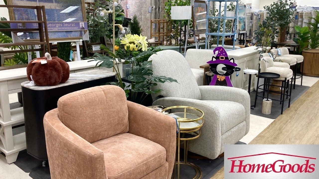 HOMEGOODS SHOP WITH ME FURNITURE COFFEE TABLES ARMCHAIRS RUGS HOME DECOR SHOPPING STORE WALK THROUGH