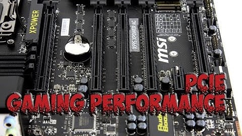 Gaming Performance does PCIE Bandwidth matter x1 v x16