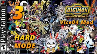 Digimon World PS1 Mod (Vice04) - EP.3 - Hardcore Mode & New Digimon! #DigimonPS1 #DigimonMod