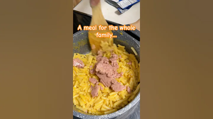 Momma makes a $5 dinner 😅😅😂 #joshandmomma #joshsmom #familydinner