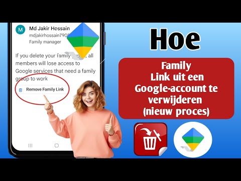 Hoe Family Link uit Google-account te verwijderen 