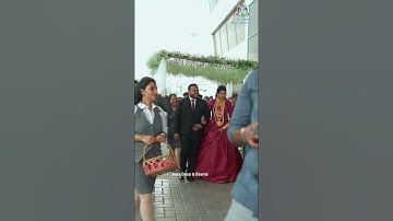 "Epic Bride Entry with Flying Balloons | Christian Wedding Vibes at Ganga Grandeur!"