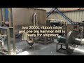 2000L ribbon mixers are finished and ready for shipping ribbon blender powder mixing machine