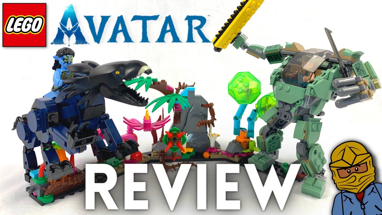 LEGO Avatar Sets: 75571 Neytiri & Thanator vs. AMP Suit Quar