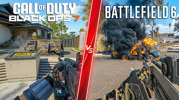 Call of Duty Black Ops 7 vs Battlefield 6 - Final Comparison! Attention to Detail & Graphics! PC 4K