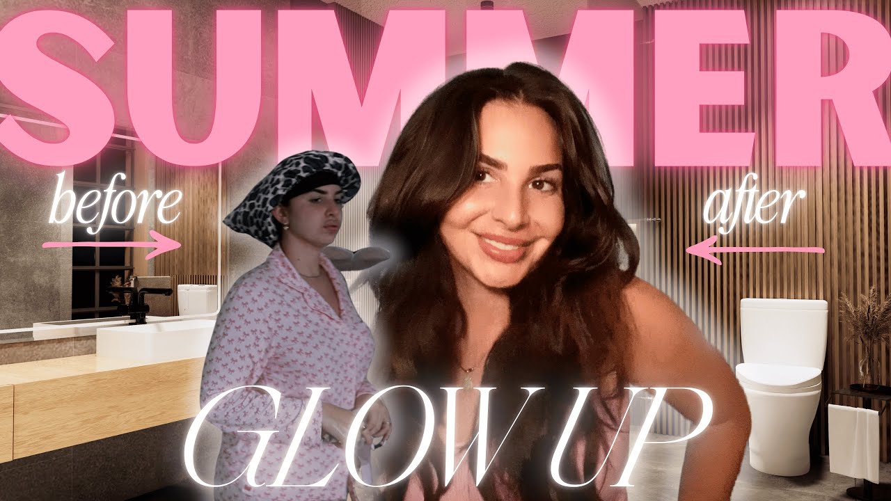 GLOW UP with me for Summer vlog: Waxing, Lash Lift, Eyebrows, Hair makeover and makeup!!
