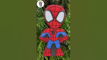 Spiderman Piñata #spidermanpiñata
