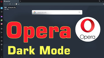How to enable dark mode in Opera Web Browser / Smart Enough