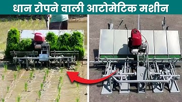 धान लगाने की मशीन | 6 Row Rice Planting Machine | Dhan Ropne Ki Machine | Rice Planter Machine