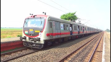 BEML Indian Technology made Stainless Still made ICF Rake || Howrah-Bardhaman Local