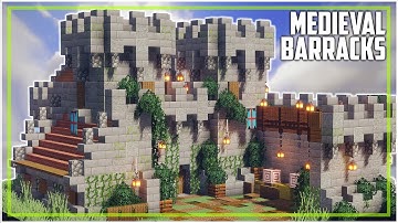 Minecraft Tutorial: Medieval Barracks