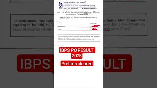 ibps po result #ibpspo #sbiclerk #sbipo #rrbpo #ibpsclerk #rrbclerk