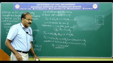 Design of Columns | 5th Sem | Module 5 | Design of RC Structural Elements(18CV53) | Session 5