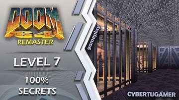 DOOM 64 REMASTER - Level 7 - RESEARCH LAB - 100% SECRETS - WALKTHROUGH