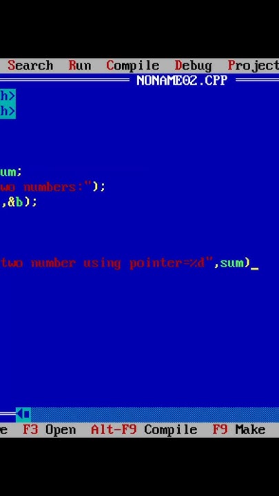 Add Two numbers using pointer in C #shorts #short #dailyshortupload ...