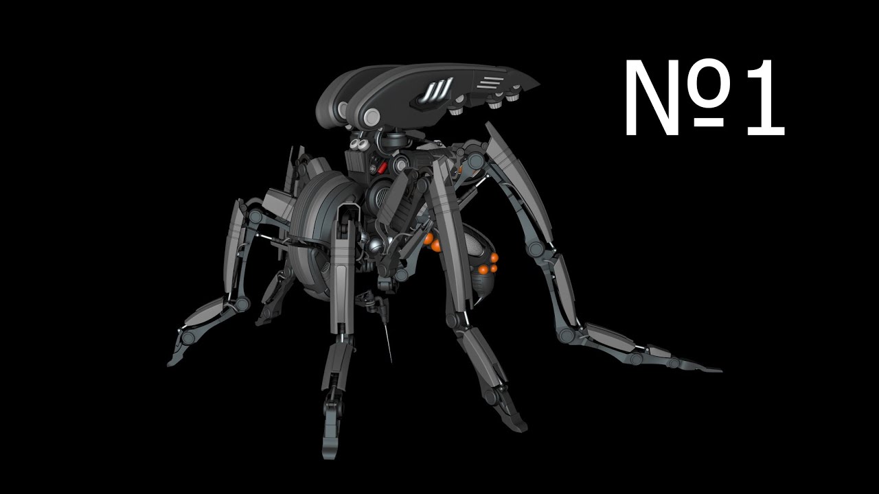 Cinema 4d: Robot Mosquito Видео урок 1