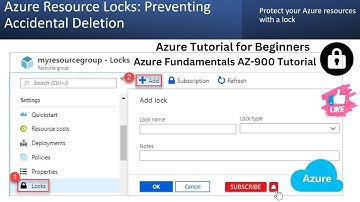 Azure Resource Locks: Preventing Accidental Deletion | Azure Tutorial for Beginners | AZ-900