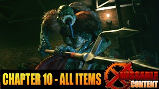 FF7 REMAKE - all items in final fantasy 7 chapter 10 (100% Collectibles Guide)