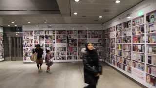 SAXO.com forvandler Metroens vægge til Danmarks største bogreol