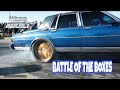 Battle Of The Boxes Car Show Grudge Race: KDC vs BOOSTDOCTOR, Rim Racing, Custom Cars, Donks