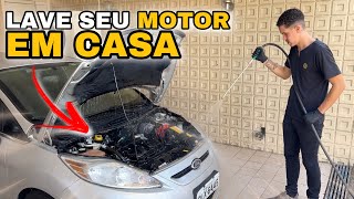 COMO LAVAR O MOTOR DO MEU CARRO EM CASA?