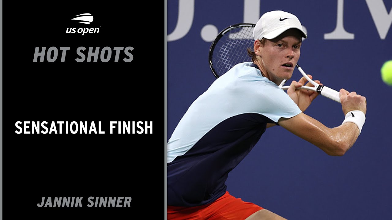 ⁣Sinner Hits Sensational Reverse Winner | 2022 US Open