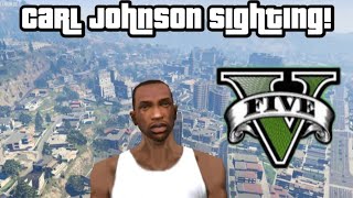 I FOUND CARL JOHNSON IN GTA 5!! 🤯