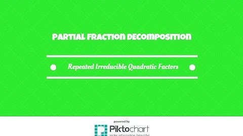 How To: Partial fraction decomposition where Q has repeated irreducible quadratic factors