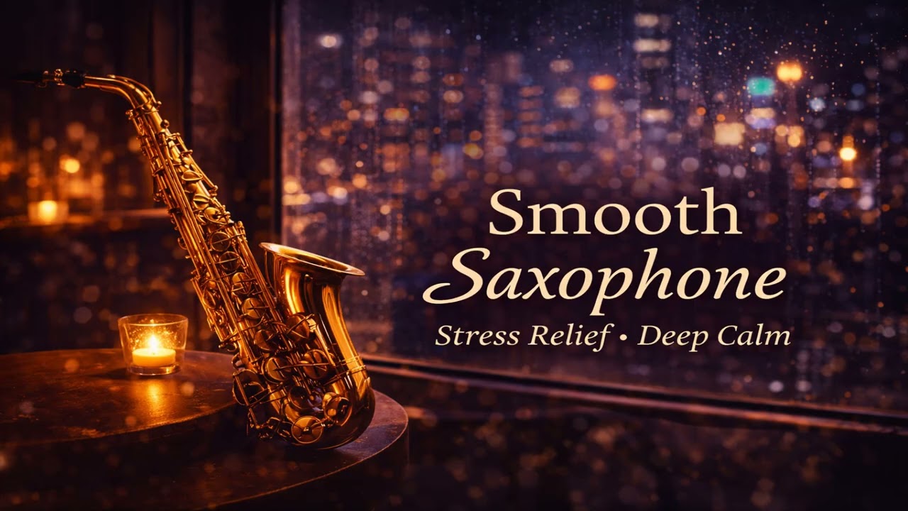 Smooth Saxophone Music for Stress Relief & Deep Relaxation