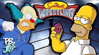 Simpsons Wrestling | LET ME EAT DONUTS!