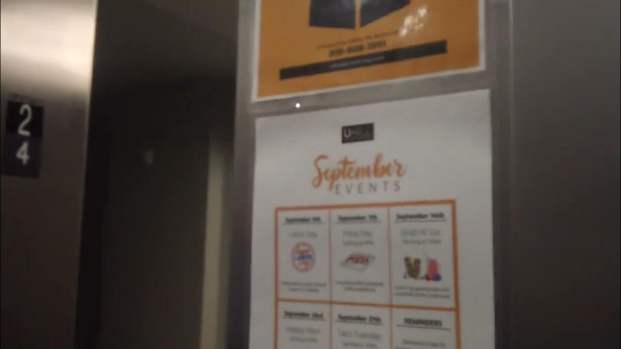 Otis Series 7 Elevator 2 At UHill Apartment Buildings, Durham NC YouTube